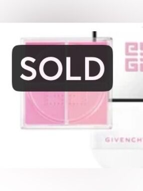 SOLD ON MERCARI, not for sale! Givenchy Pink & Lilac Compact Face Powder